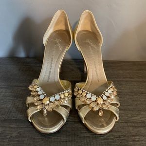 Giuseppe Zanotti gold heels